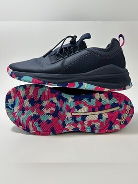 Clove Women’s Classic Blue Art Paint Sole Nursing Sneakers Sz 8 Limited Ed EU 39